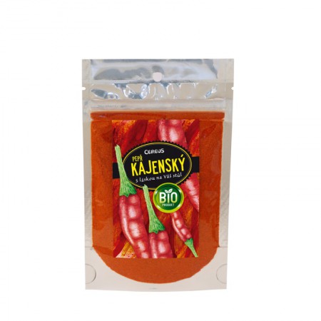 Kajenský pepř BIO 30g - 69 Kč